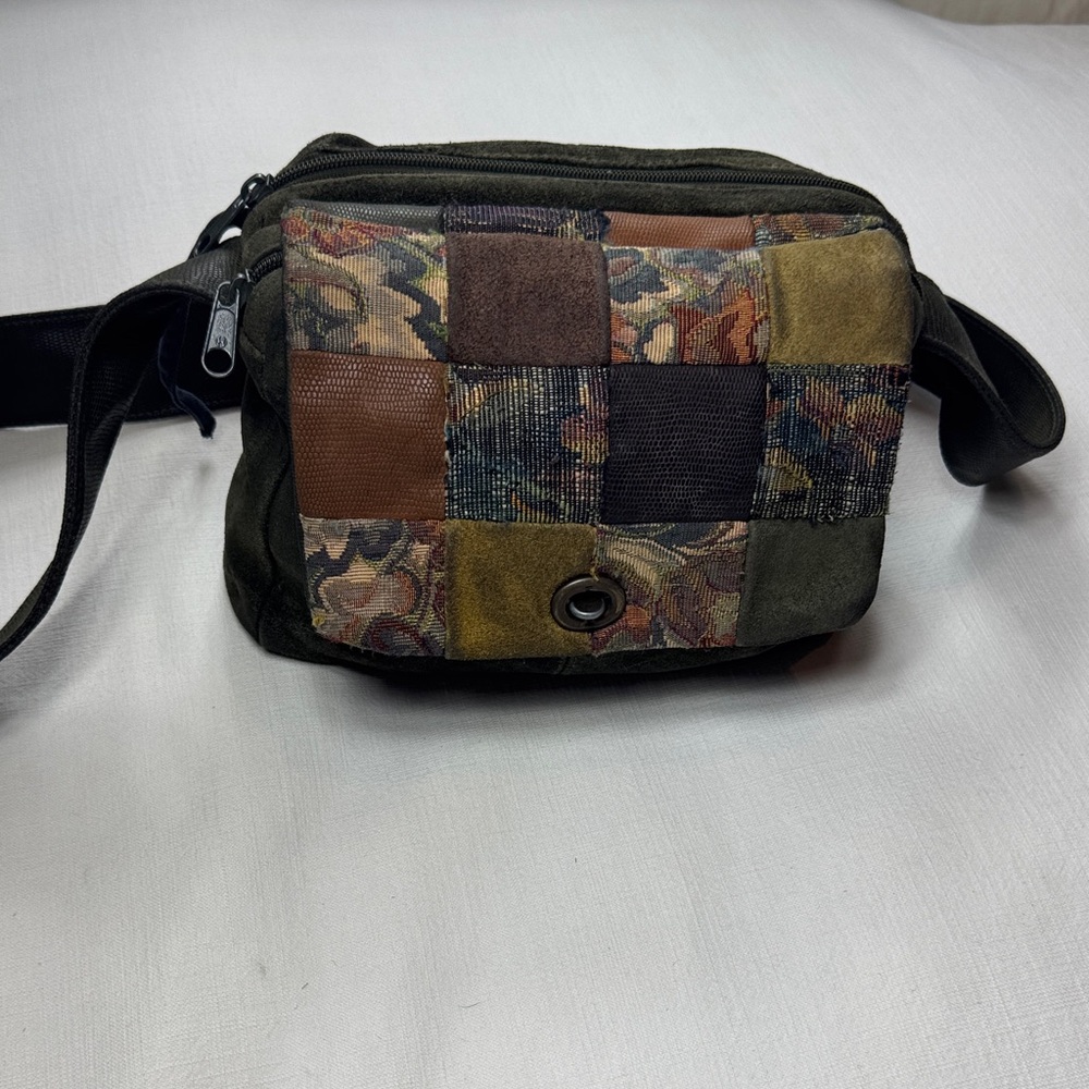 Vintage Saddel‎ River Patchwork Crossbody Bag